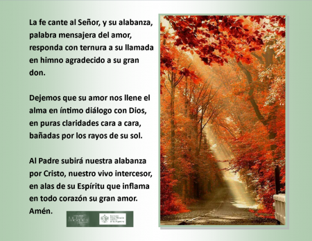 Himno: CON GOZO EL CORAZÓN CANTE LA VIDA